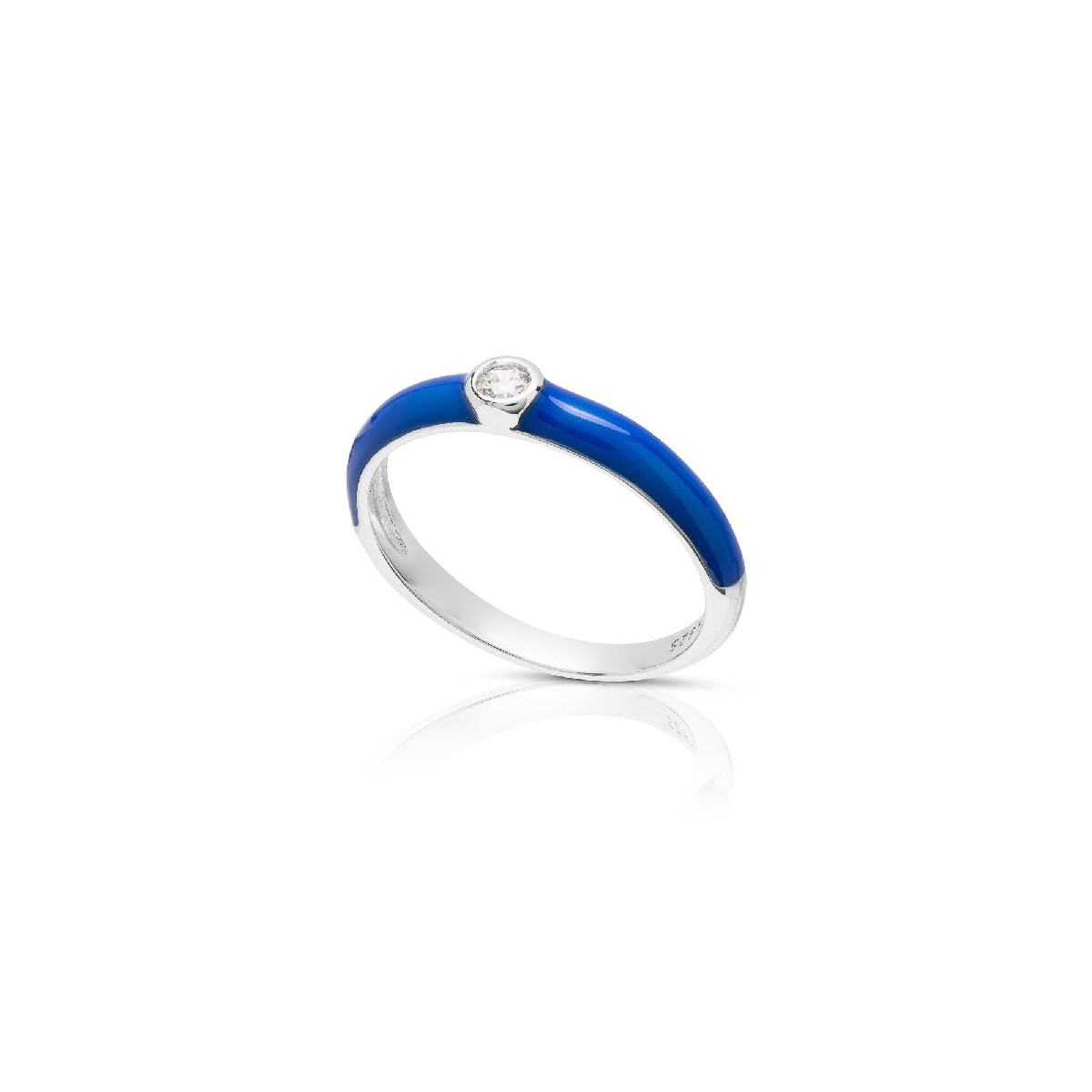 SORTIJA CIRCONITA CENTRO LADOS ESMALTE - SO1547R/04/03