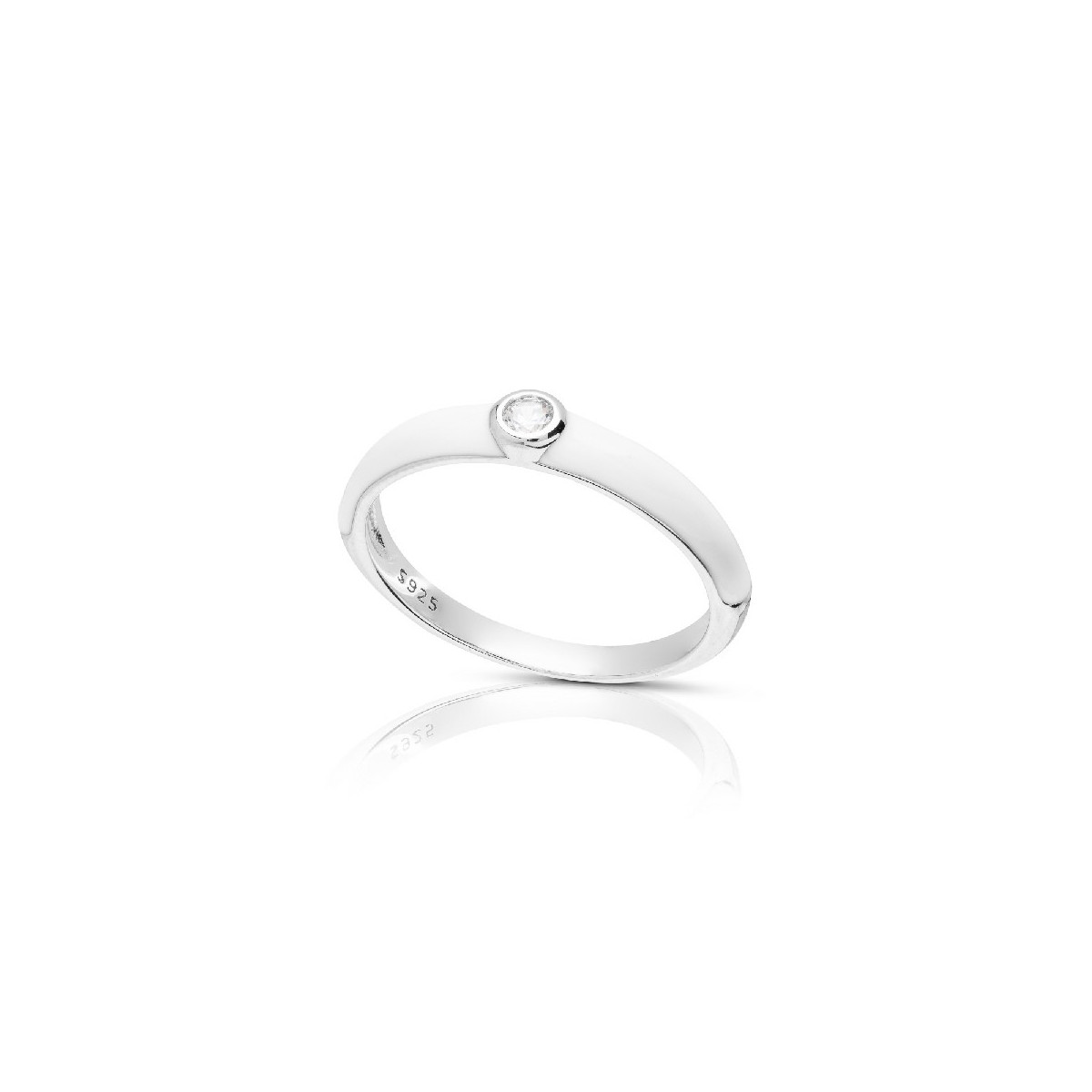 SORTIJA CIRCONITA CENTRO LADOS ESMALTE - SO1547R/04/04