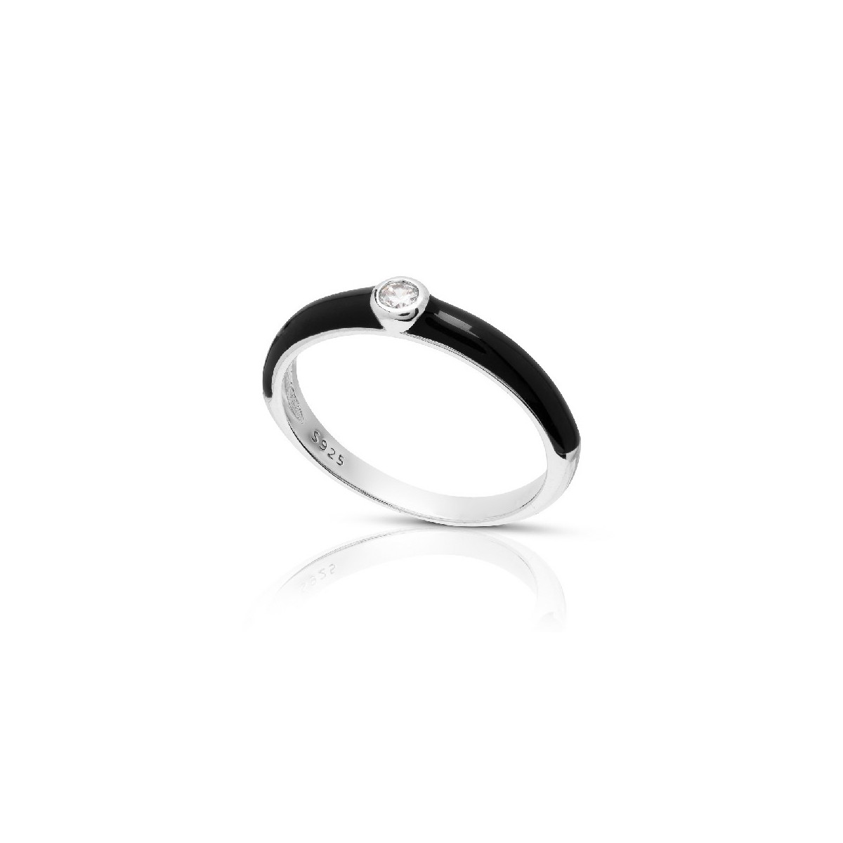 SORTIJA CIRCONITA CENTRO LADOS ESMALTE - SO1547R/04/10