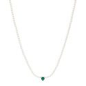 G. PERLAS 3 MM CON CZ CORAZON CENTRO - GA1723R/16