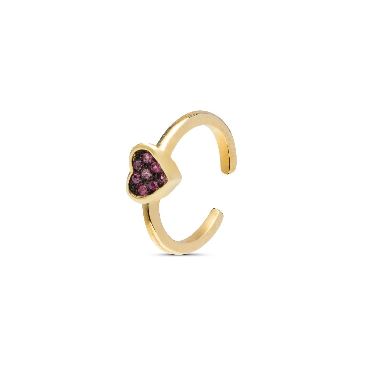 PENDIENTE EAR CUFF CORAZON CZ - PE6040CH/13