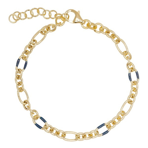 PULSERA ESLABON OVAL PEQUEÑO ESMALTE - PU5440CH/03