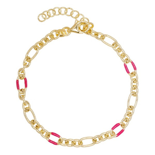 PULSERA ESLABON OVAL PEQUEÑO ESMALTE - PU5440CH/14