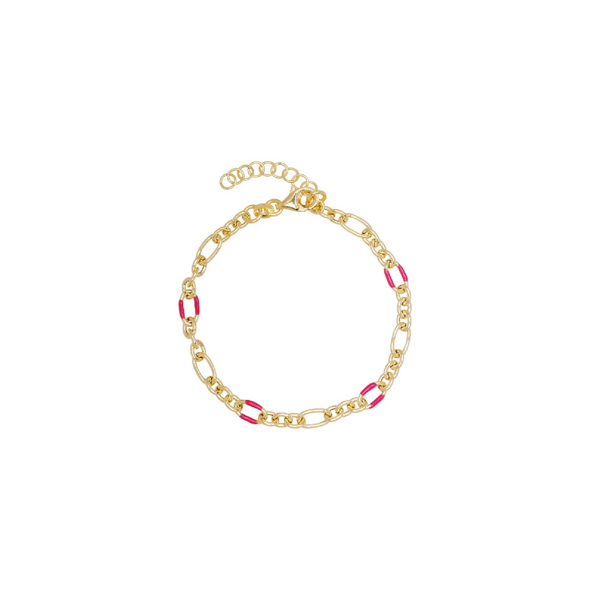 PULSERA ESLABON OVAL PEQUEÑO ESMALTE - PU5440CH/14