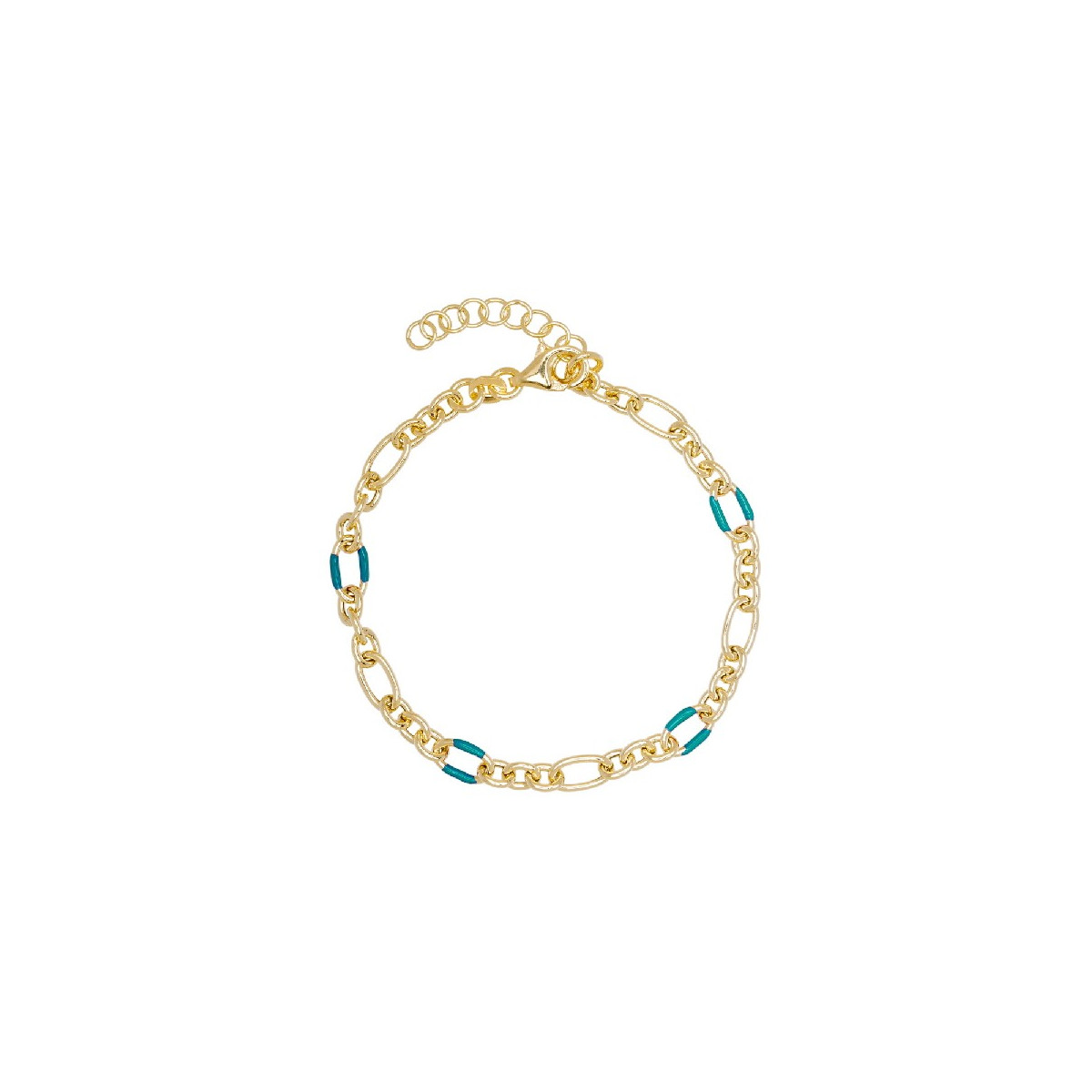PULSERA ESLABON OVAL PEQUEÑO ESMALTE - PU5440CH/16