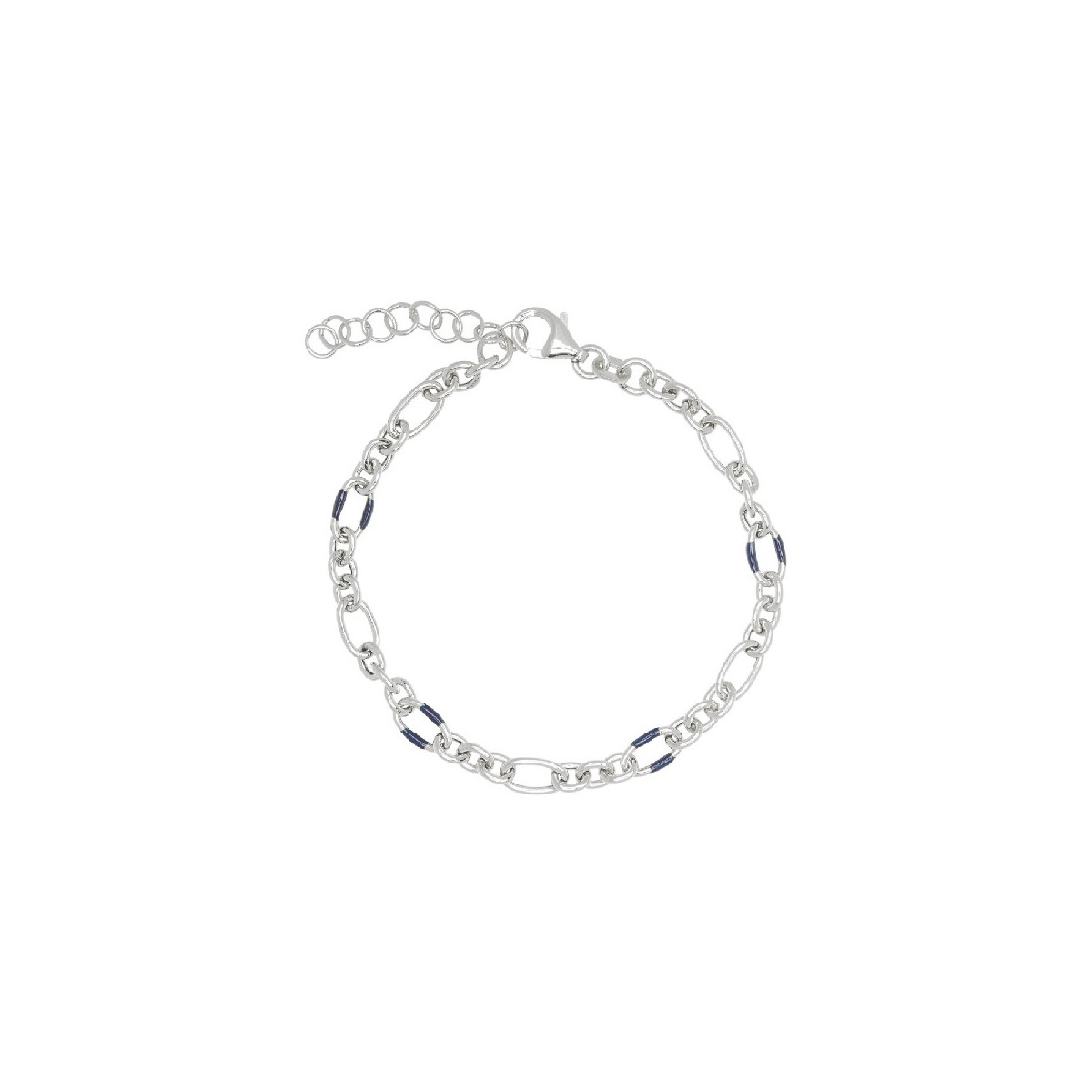 PULSERA ESLABON OVAL PEQUEÑO ESMALTE - PU5440R/03