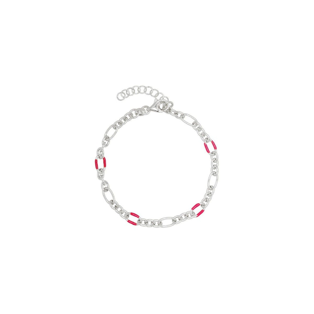PULSERA ESLABON OVAL PEQUEÑO ESMALTE - PU5440R/14
