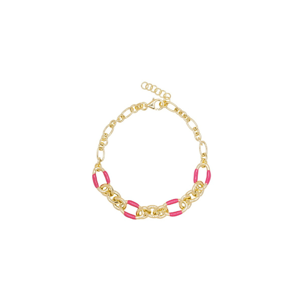 PULSERA ESLABONES OVALES ESMALTE - PU5441CH/14