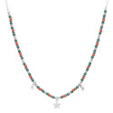 GARGANTILLA PIEDRAS COLORES ESTRELLA MARTELE - GA1719R/24