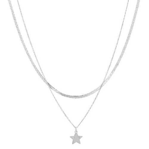 GARG. DOBLE PLANA + CADENA CON ESTRELLA - GA1721R