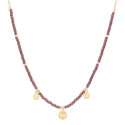 GARGANTILLA PIEDRAS COLORES + CIRCULO INFINITO - GA1725CH/01