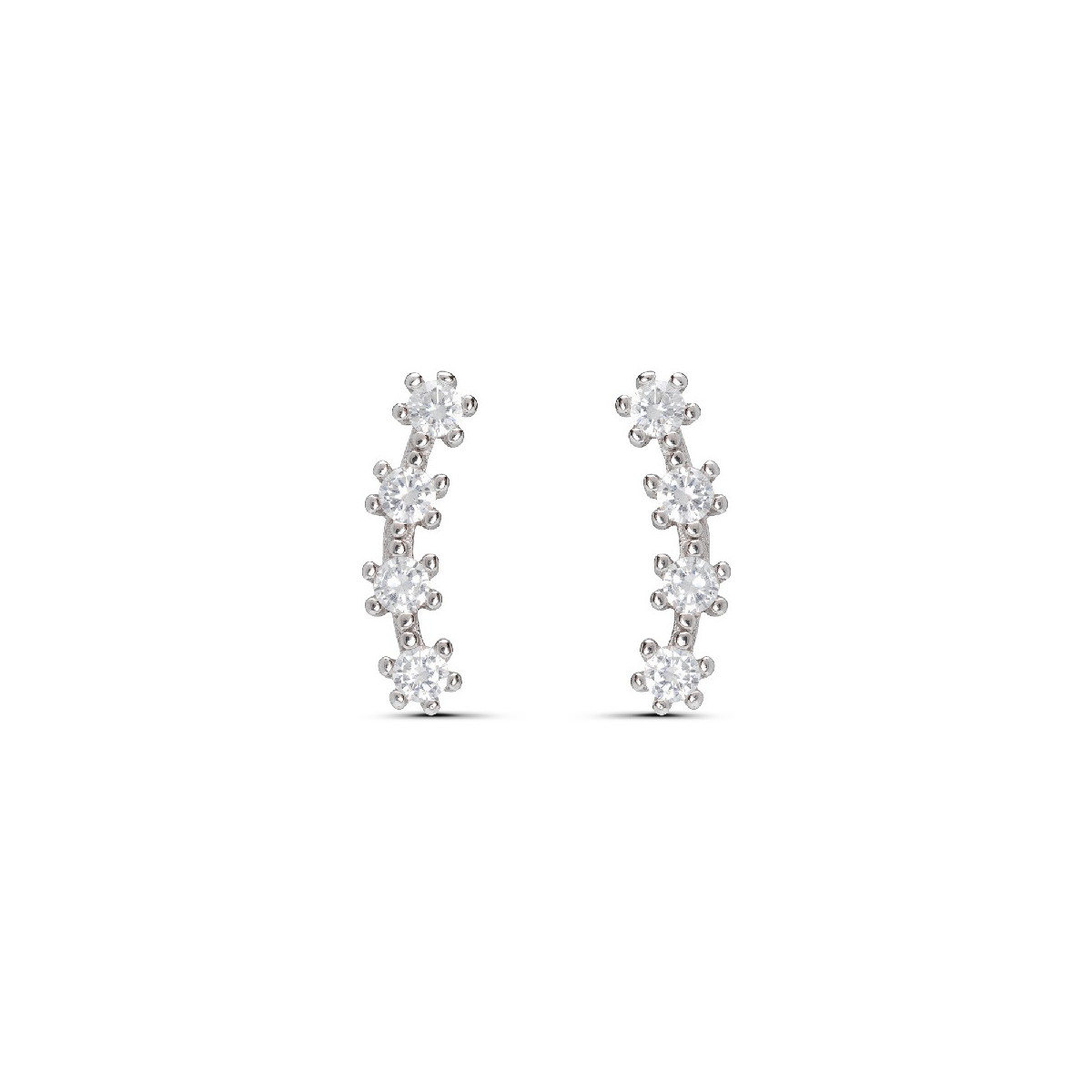 PENDIENTE 4 FLORES CIRCONITAS EN LINEA - PE6058R/04