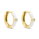 PENDIENTE ARO CON CZ + ESMALTE - PE6059CH/04/04