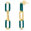 PE. 3 ESLABONES RECTANG. 2 CON ESMALTE - PE6075CH/16