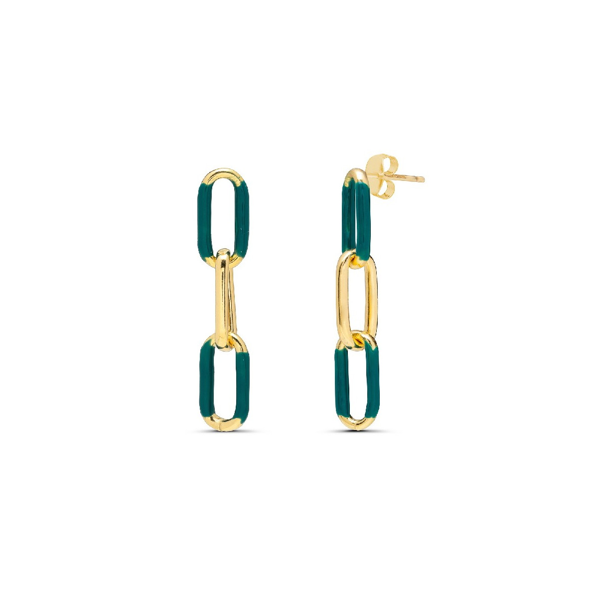 PE. 3 ESLABONES RECTANG. 2 CON ESMALTE - PE6075CH/16