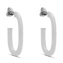 PENDIENTE ARO OVAL 30 X 18MM TUBO 2 X 4 - PE6084R