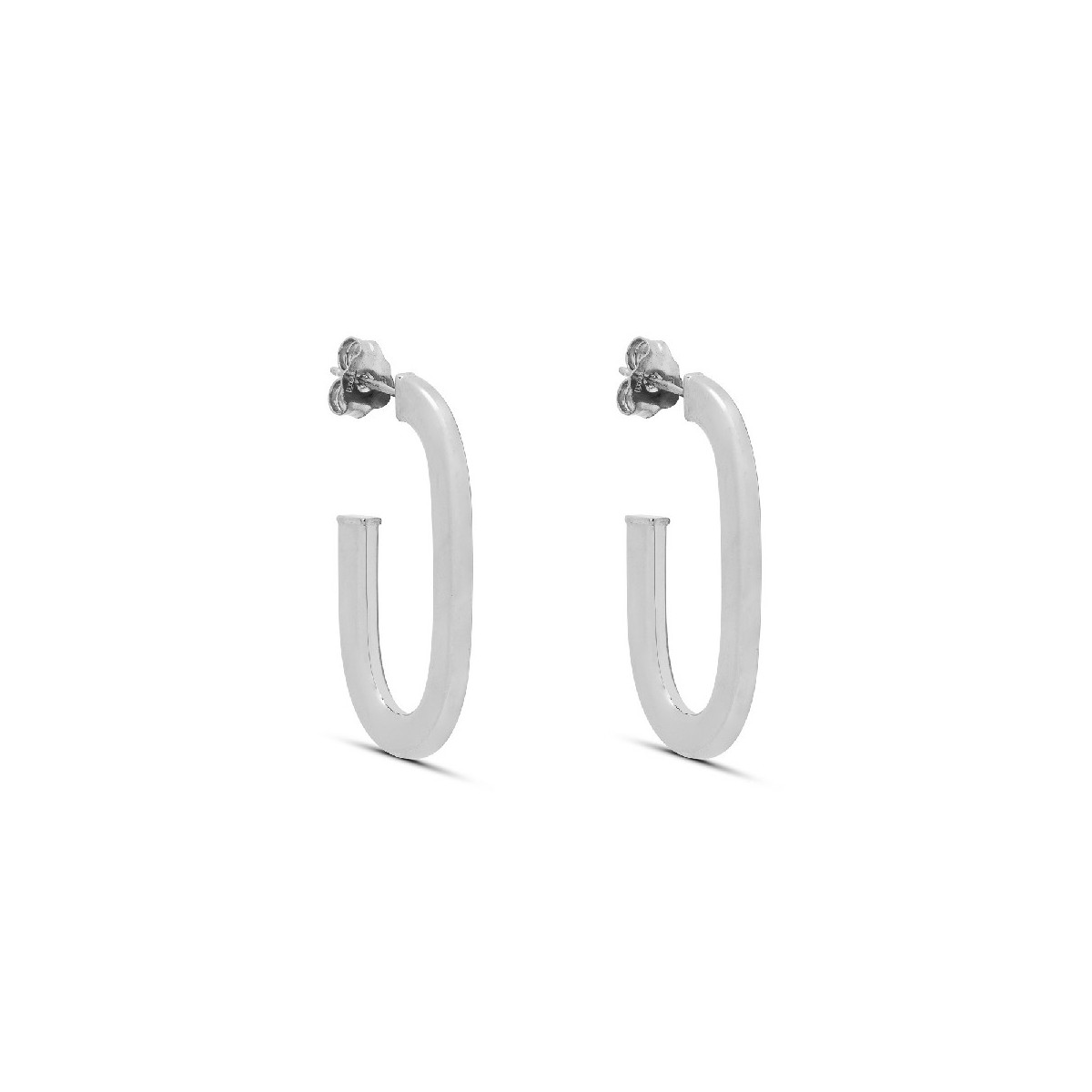 PENDIENTE ARO OVAL 30 X 18MM TUBO 2 X 4 - PE6084R