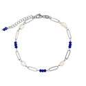 P.PERLA NATURAL+ AZUL ZAFIRO+ESLABON REC - PU5362R/36/03