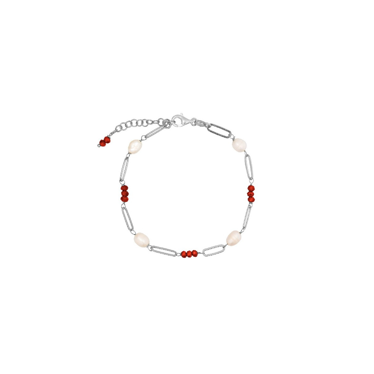 P. PERLA NATURAL+ RUBI +ESLABON REC - PU5362R/36/13