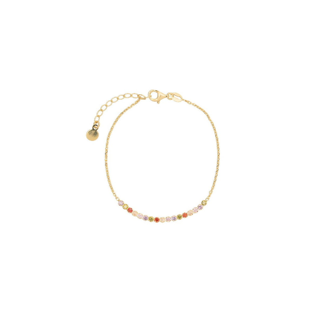 P. CADENA CENTRO LINEA CZ MULTICOLOR - PU5372CH/24