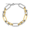PULSERA ESLABONES OVALADOS BOLA BICOLOR - PU5391CH/R
