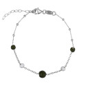 PULSERA CADENA 5 BOLAS ESMALTE - PU5394R/02/16