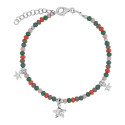 PULSERA PIEDRAS COLORES ESTRELLAS MARTELE - PU5424R/24