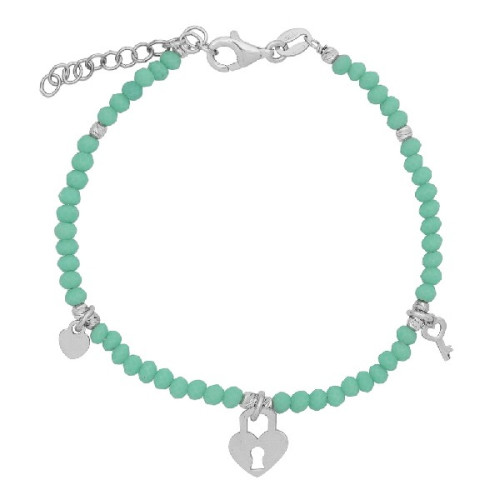 PULSERA PIEDRAS COLORES CANDADO - PU5438R/15
