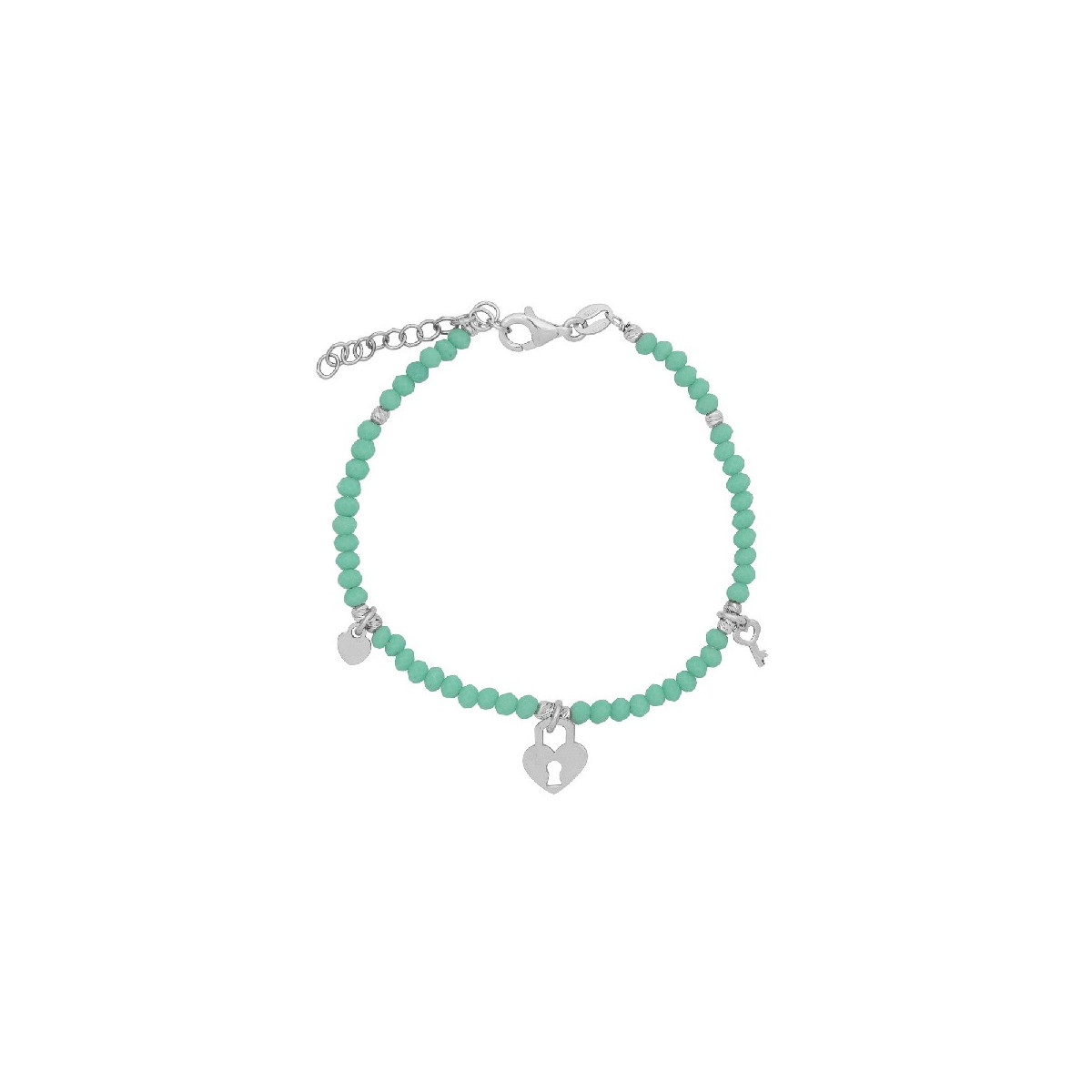 PULSERA PIEDRAS COLORES CANDADO - PU5438R/15