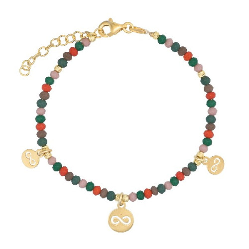 PULSERA PIEDRAS COLORES INFINITOS COLGANDO - PU5446CH/24