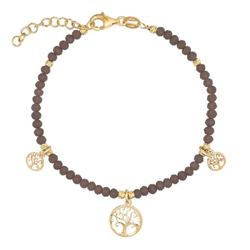 PULSERA PIEDRAS COLORES + ARBOLES VIDA COLGAN - PU5447CH/25
