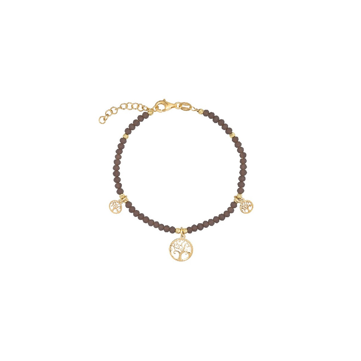 PULSERA PIEDRAS COLORES + ARBOLES VIDA COLGAN - PU5447CH/25