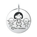 MEDALLA MAMA Y 2 NIÑOS - CO2276