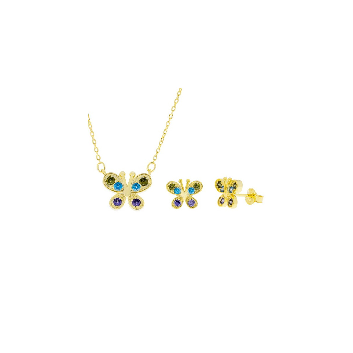 JUEGO MARIPOSA ALAS CZ MULTICOLOR - JU3103CH/24