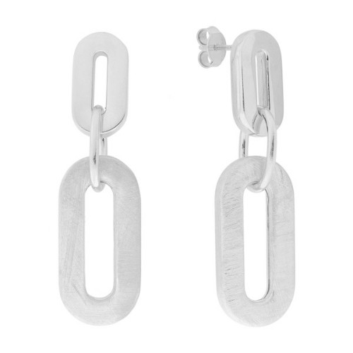PENDIENTE 2 ESLABONES OVALES PRESION - PE6093R