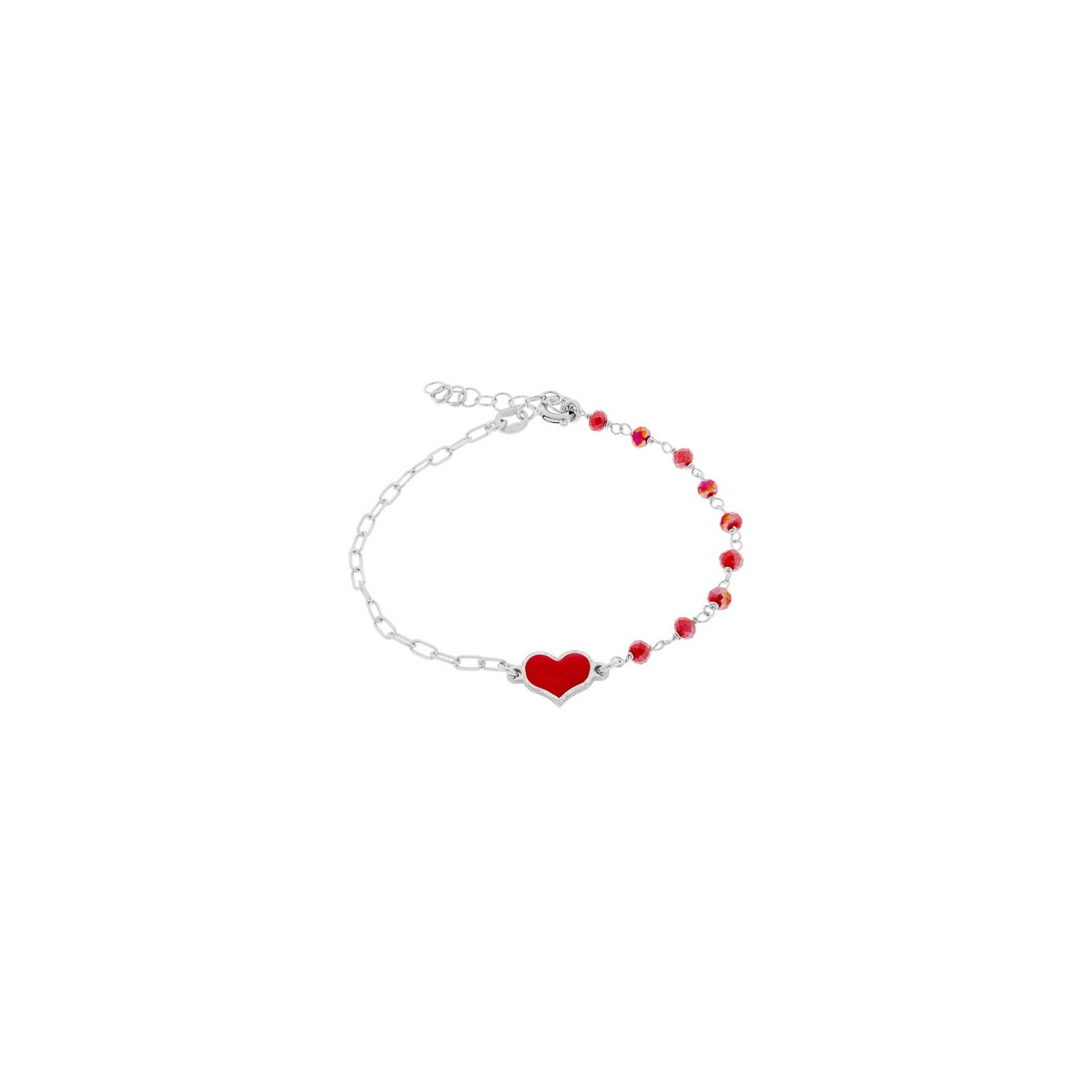 P. 1/2 PIEDRAS 1/2 CADENA CORAZON ESMALT - PU5450R/13