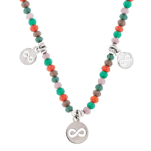 G.PIEDRAS COLORES + CIRCULO CON INFINITO - GA1725R/24