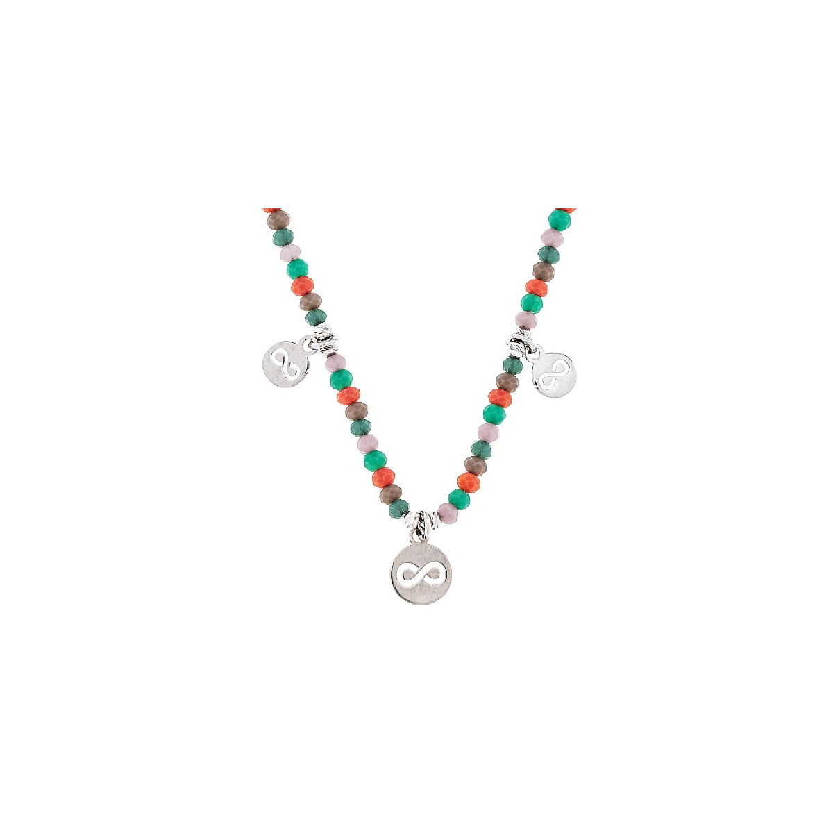 G.PIEDRAS COLORES + CIRCULO CON INFINITO - GA1725R/24