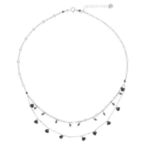 G. CADENA BARBADA CON CZ NEGRAS - GA1758R/10