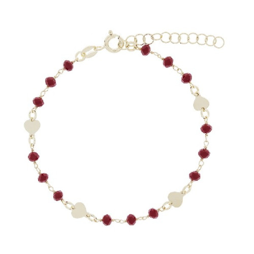P. 3 CORAZONES EN LINEA CON PIEDRAS - PU5489CH/13