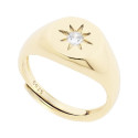 S.SELLO REDONDO ESTRELLA CZ AJUST. 1 MIC - SO1551CH