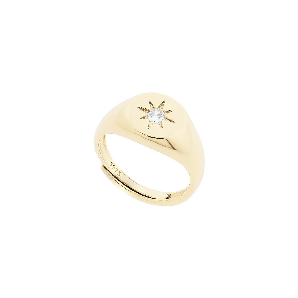 S.SELLO REDONDO ESTRELLA CZ AJUST. 1 MIC - SO1551CH
