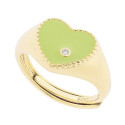S. SELLO CORAZON ESMALTE AJUSTABLE 1 MIC - SO1554CH/16