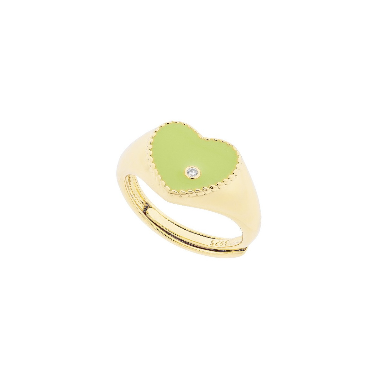 S. SELLO CORAZON ESMALTE AJUSTABLE 1 MIC - SO1554CH/16