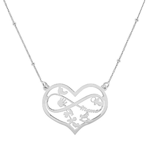 GARGANTILLA CORAZON INFINITO MAMA - GA1791R