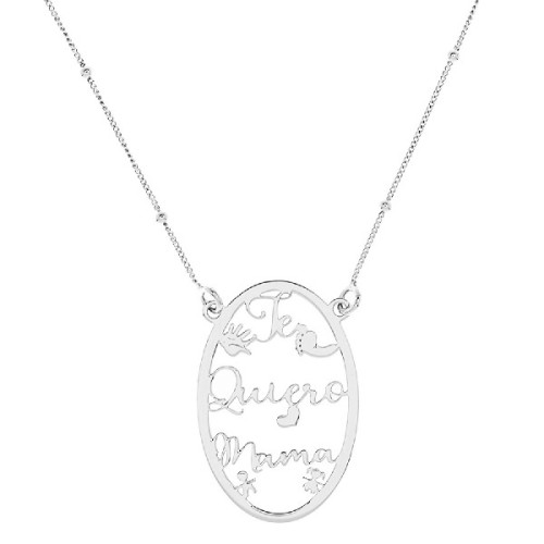 GARGANTILLA OVALADO TE QUIERO MAMA - GA1794R