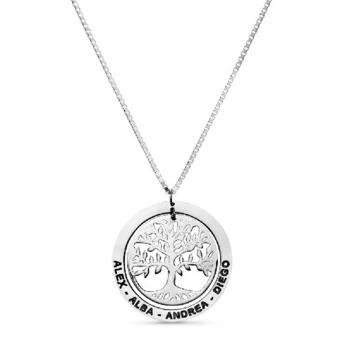 COLGANTE ARBOL ARO ALREDEDOR PERSONALIZADO - CO2566