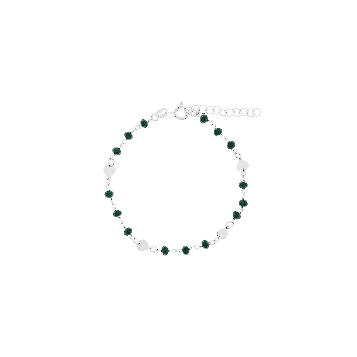 P. PIEDRAS FACETADAS + CORAZONES - PU5489R/16