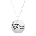 MEDALLA NIÑO + NOMBRE + FECHA PERSONALIZACIÓN - CO2605