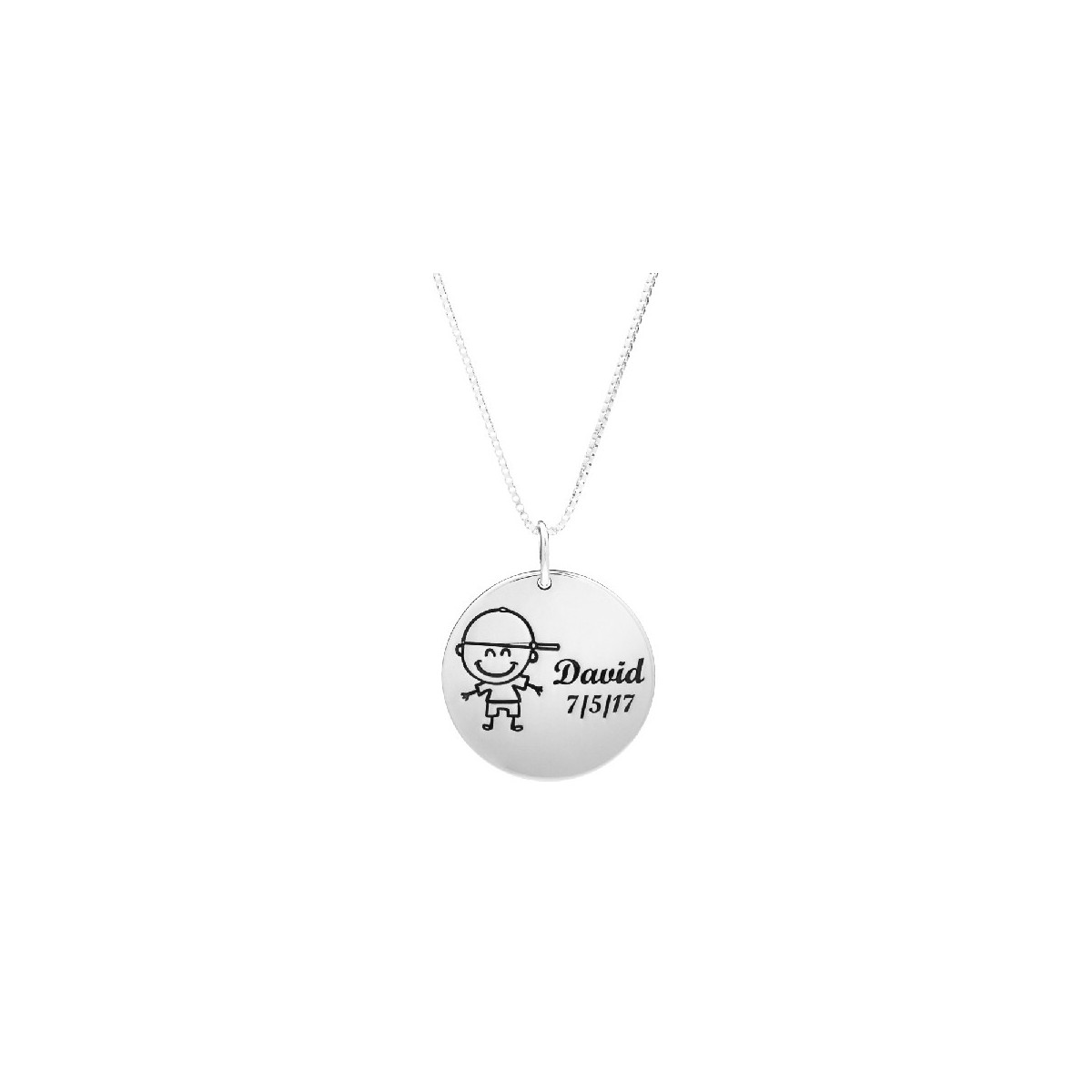 MEDALLA NIÑO + NOMBRE + FECHA PERSONALIZACIÓN - CO2605
